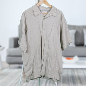 Linen Guayabera style Button-up